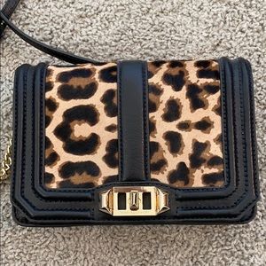 Rebecca minkoff leopard crossbody